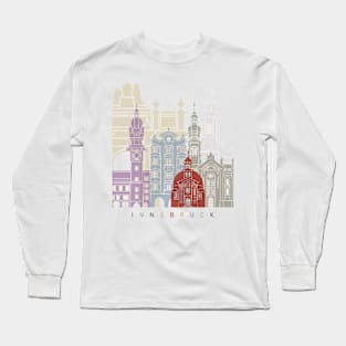 Innsbruck skyline poster Long Sleeve T-Shirt